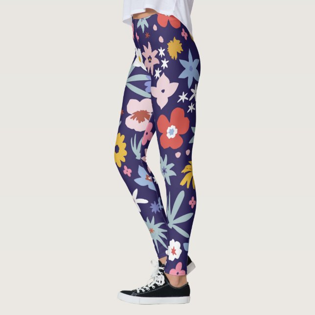 Florale Leggings (Links)