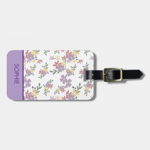 florale Reisetaschenanhänger Gepäckanhänger