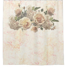 Florale Rose auf Marmor elegante Blume