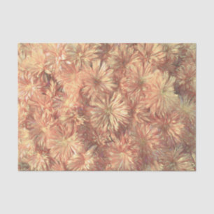 Florale Röte Pink Gelbe Chrysantheme Decoupage Seidenpapier