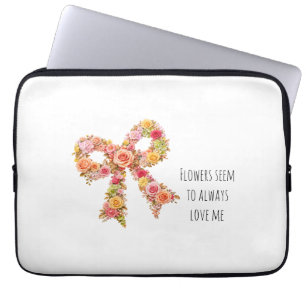 Florale Schleife iPad-Hülle Botanische Tablet-Hü Laptopschutzhülle