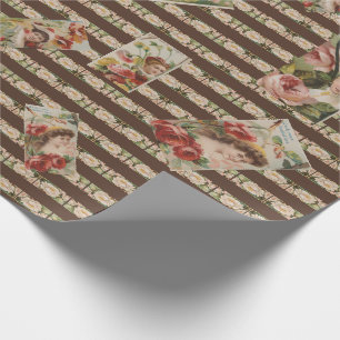 Florale Schönheiten Geschenkpapier