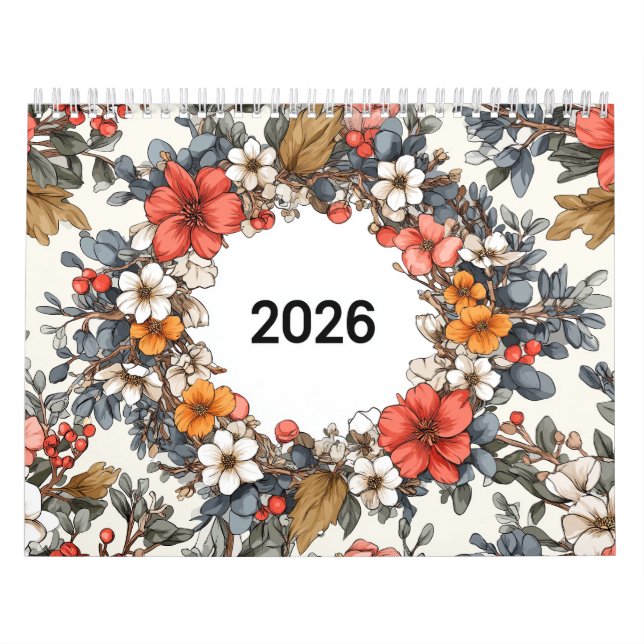 🌸📅 Florale Träume 2026 🌿✨ Kalender (Titelbild)