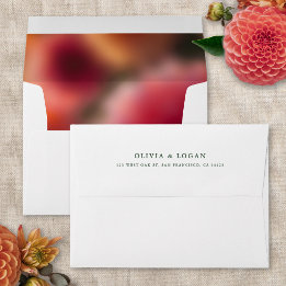 Florale Unschärfe Moderne Elegante Sommer Herbst H