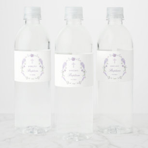 Floraler Flieder-Lavendel-Kranz Taufe