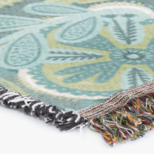 Florales Boho-Botanikmuster Decke