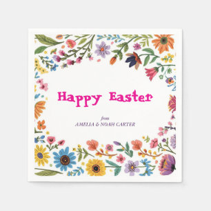 Florales bunte Oster-BRUNCH & JAGD Serviette