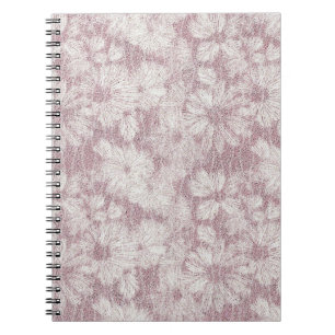 Florales Daisy samtiges Staubrosa Notizblock