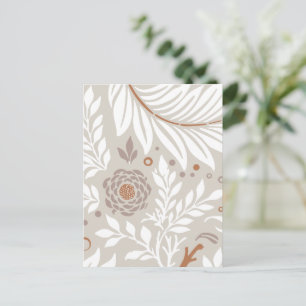 Florales Design 25 Postkarte