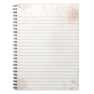 Florales Design  Notizblock