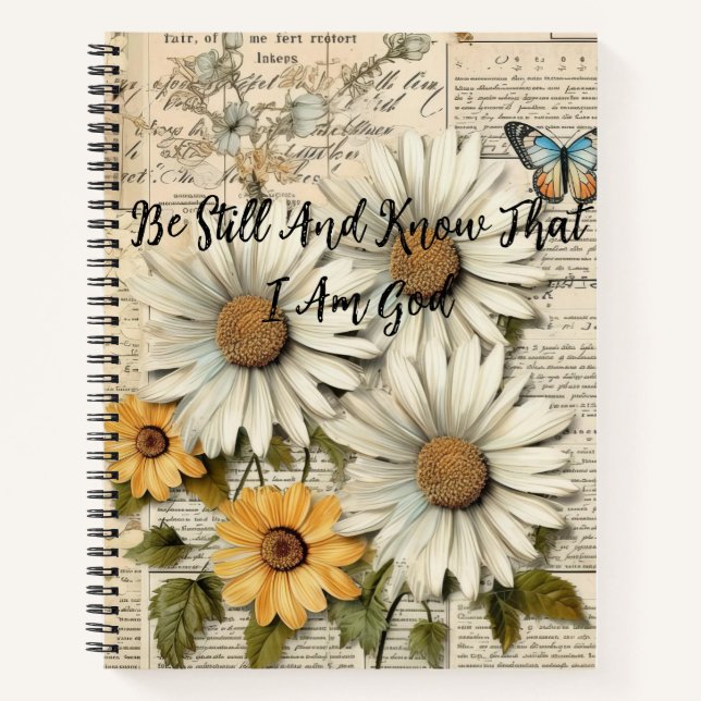 Florales Design Notizbuch (Vorderseite)