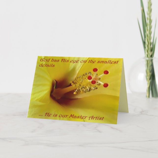 "florales Foto" Inspirationsgrüßkarte Karte (Vorderseite)