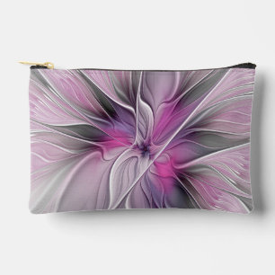 Florales Fraktal Modernes Abstractes Blumen Pink G Zubehörtasche