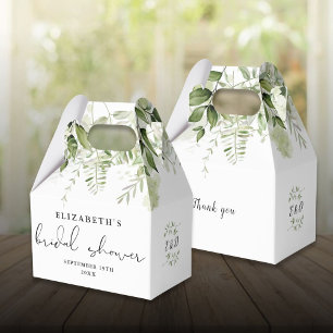 Florales Grünzeug Brautparty-Skript Geschenkschachtel