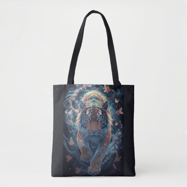 Florales & Koi-Traumdesign Tasche (Vorderseite)