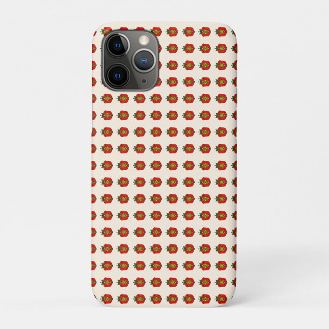 Florales Mandala-Muster Case-Mate iPhone Hülle (Rückseite)