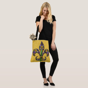 Florales Mardi Gras Lilie Tasche
