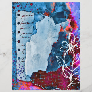 florales Mehrzweck-Bastelpapier