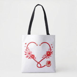 Florales Pflegestethoskop Tasche
