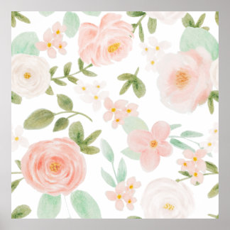 FLORALES SEAMLESS PATTER POSTER