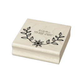 Florales Stempelkissen Gummistempel