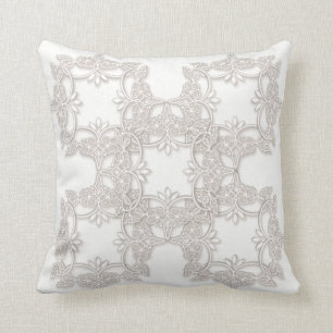 florales Vintage-Element Kissen
