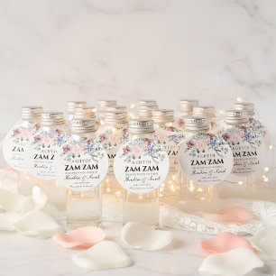 Florales Zamzam-Wasser-Nikah-Muslim-Hochzeitsgesch Geschenkanhänger