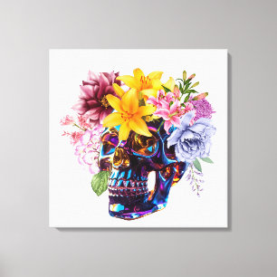 FLORALFUNKTION LEINWANDDRUCK