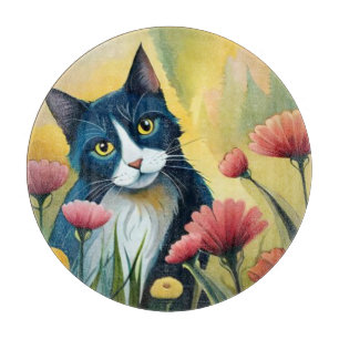 FLoralkatze Schneidebrett
