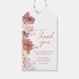 Florals Baby Bloom Baby Duwer Fevor Tags Geschenkanhänger