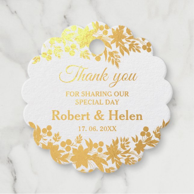 Florals Gift Tags (Vorderseite)