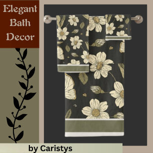 Florals ivoire, Olivier aux papillons