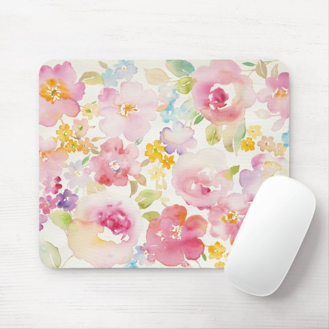 Florals Mousepad (Mit Mouse)