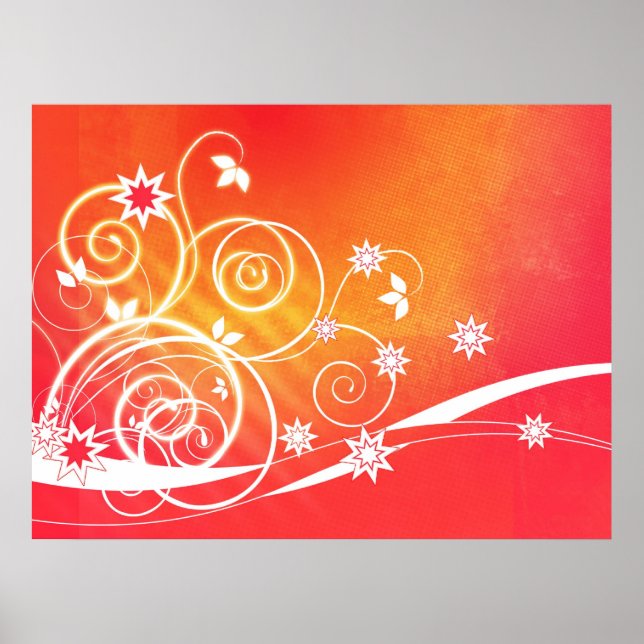 Florals Poster (Vorne)
