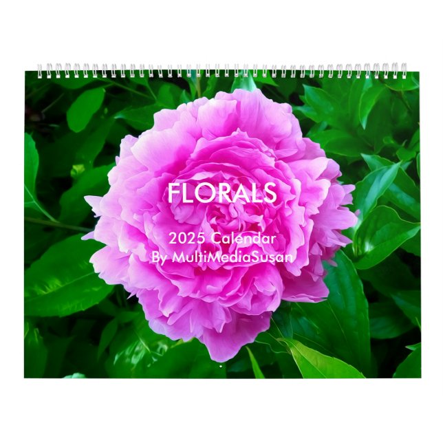 Florals von MultiMediaSusan 2025 Calendar Kalender (Titelbild)