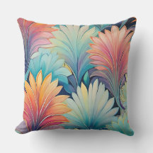 Flore 1 Pastel Floral Oreiller