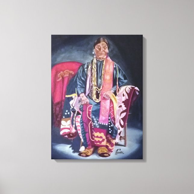 Flore Bearheart Original Huile toile Imprimer (Recto)