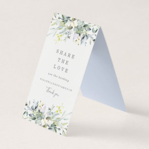 Flore bleu poussiéreux Partagez la Table d'Amour