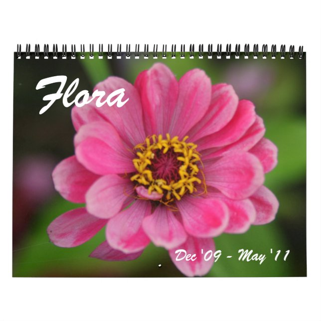 flore calendrier 18 mois (Protection)