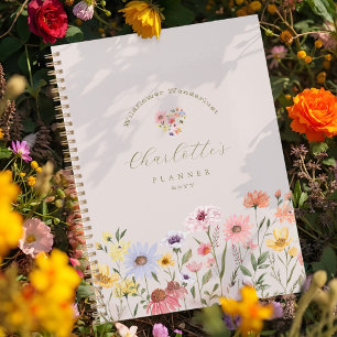 Flore d'aquarelle douce fleur sauvage