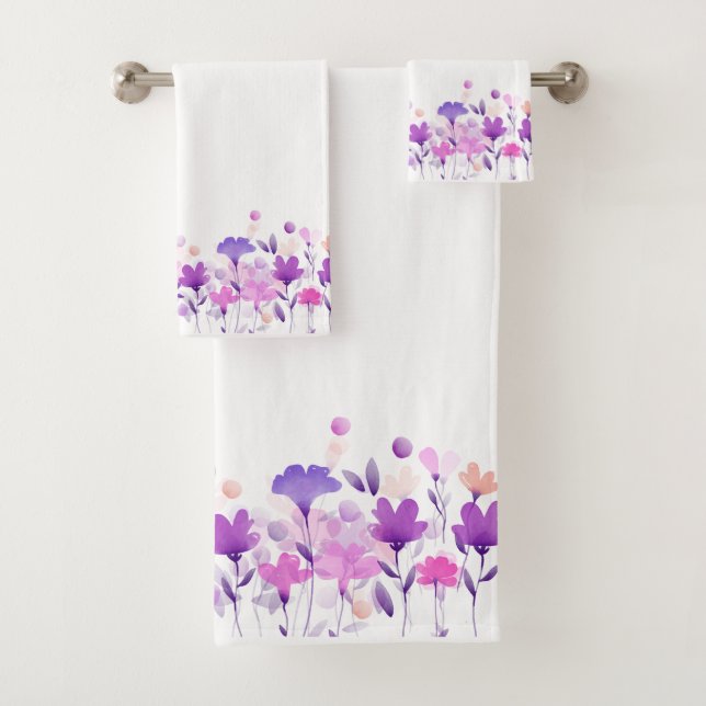 Flore d'aquarelle Pastel (En situation)