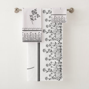 Flore et feuillage de style tourbillonnant dans un