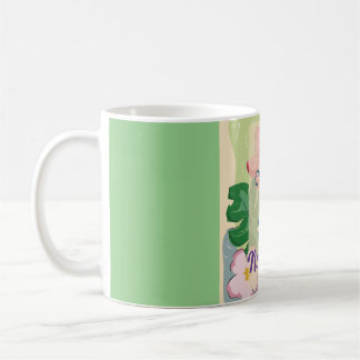 Flore personnalisée se porter bien Mug