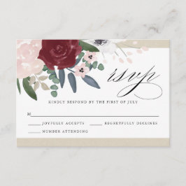 Flore romantique RSVP