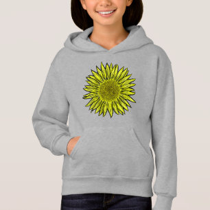 Flore Rustique Tournesol Jaune Main tirée