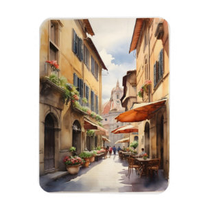 Florence Aquarellkunst Magnet