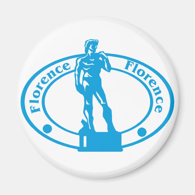 Florence Briefmarke Magnet (Vorne)