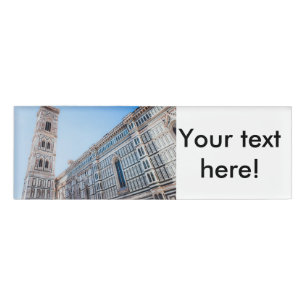 Florence Cathedral Namenschild