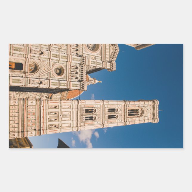 Florence Cathedral Rechteckiger Aufkleber (Vorderseite)
