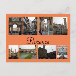 Florence Collage Postkarte
